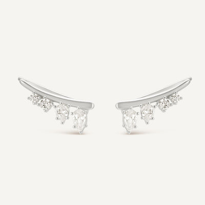 Ear climber Calypso – vita stenar