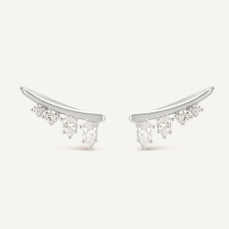 Ear climber Calypso – vita stenar