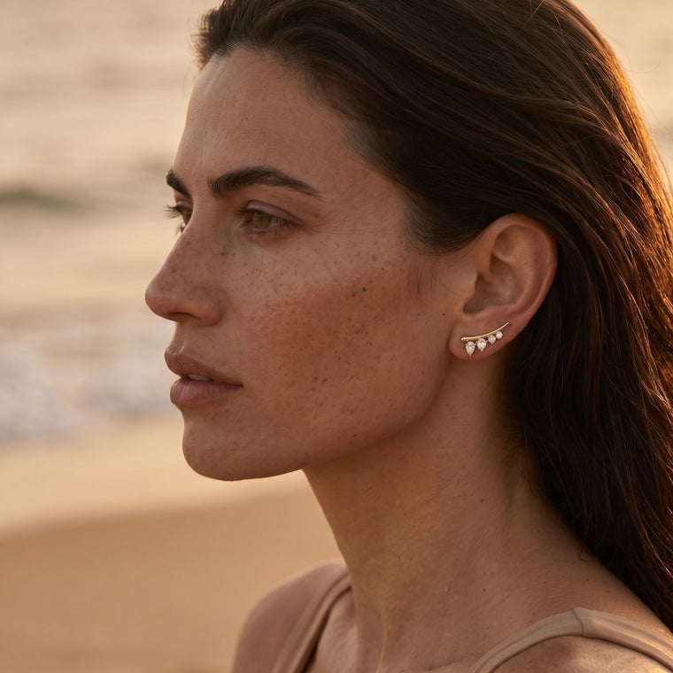 Ear climber Calypso – vita stenar