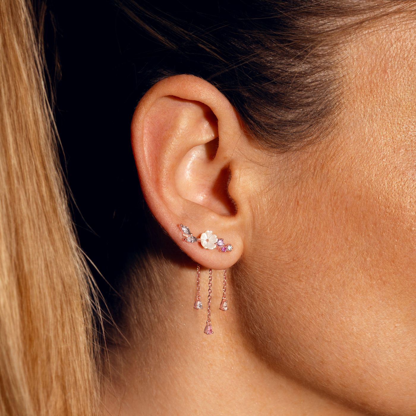 Alexia climbing earrings