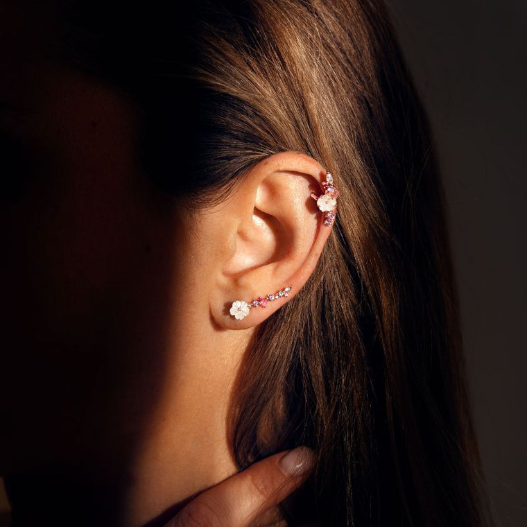 Boucles d'oreilles grimpantes