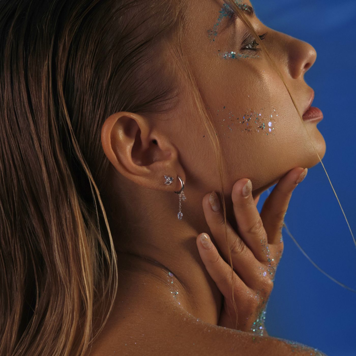 Boucle d'oreille Nixie - Argent