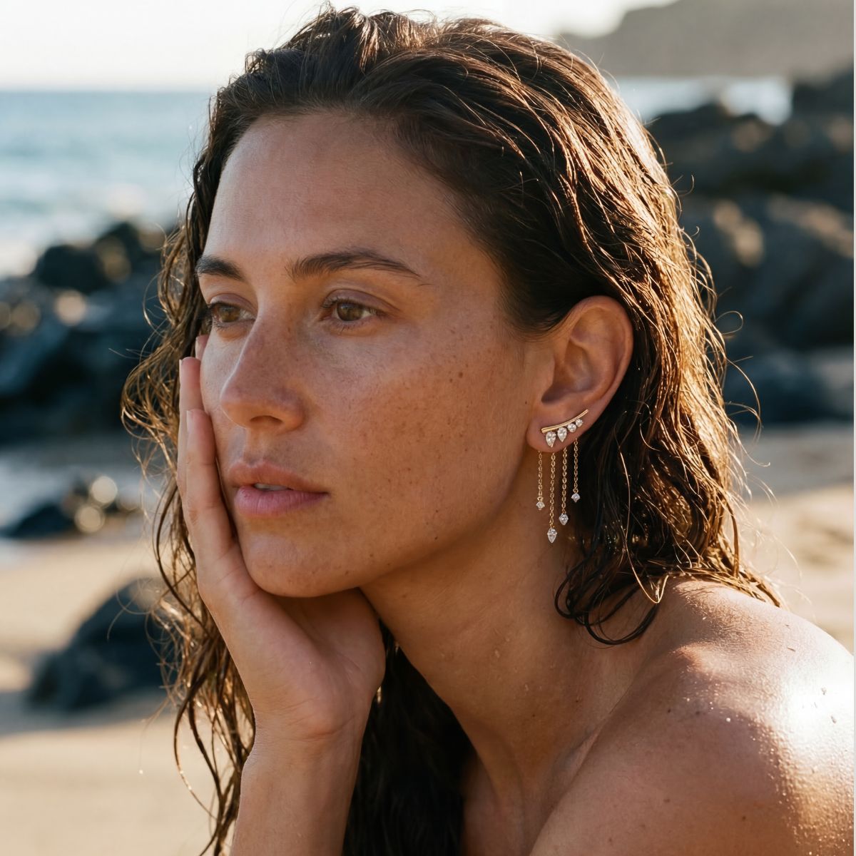 Nuée dorée Néréides - Pierres blanches