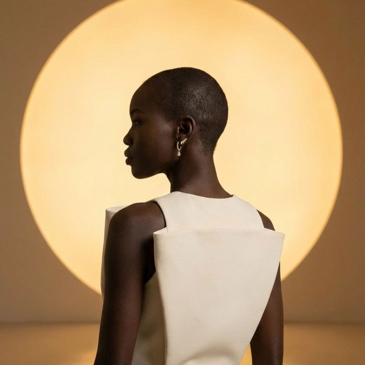 Boucle d'oreille Or Isis