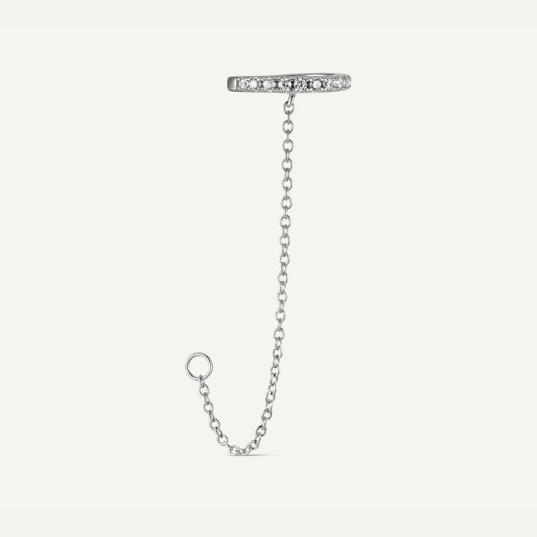 ear cuff chaine argent Les joyaux d'Auré