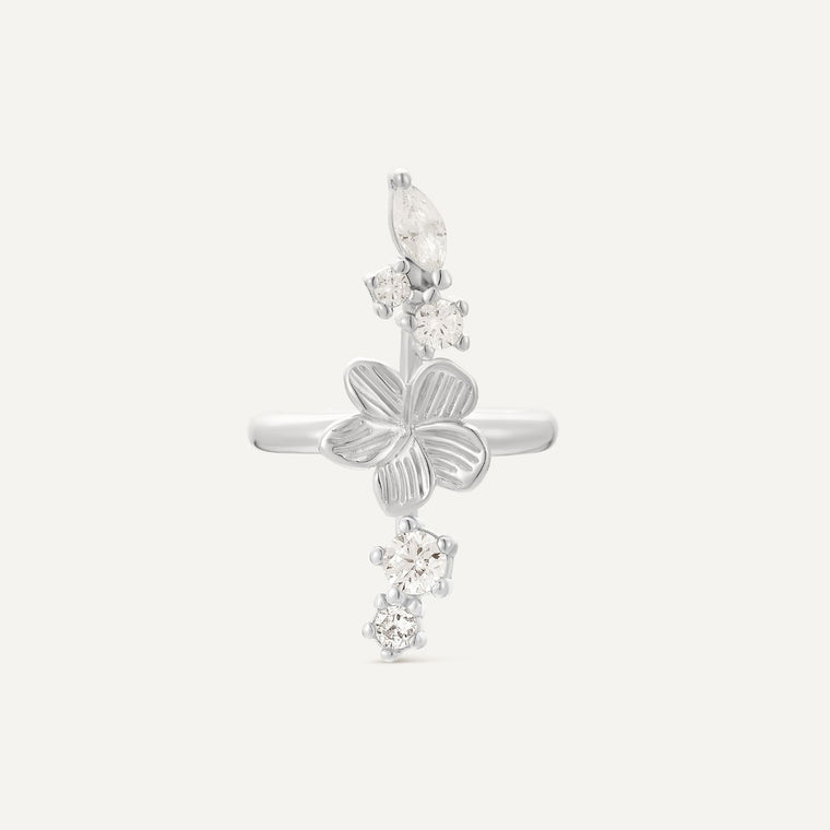 Faux piercing oreille argent, faux piercing original, ear cuff conch 