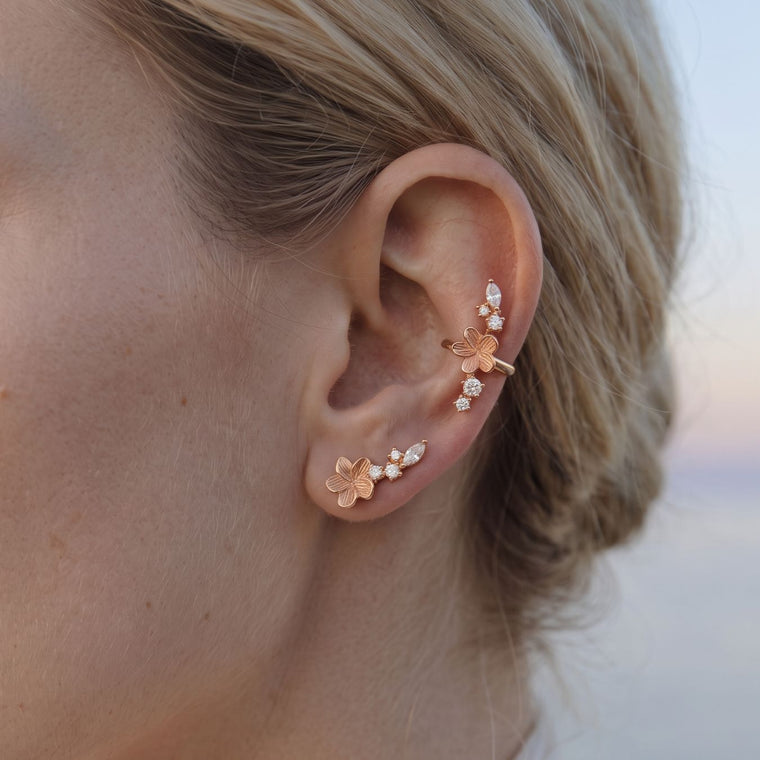 Ear Cuff Blume Eléanor