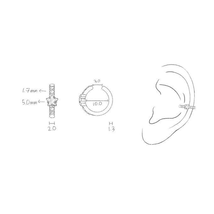 Ear cuff Lyria