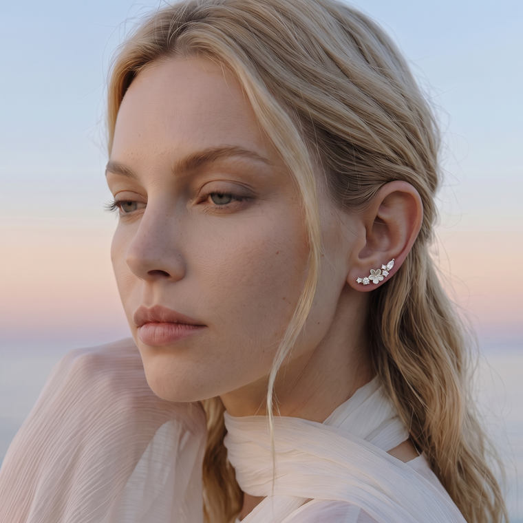 Boucles d'oreilles grimpantes Jeanne