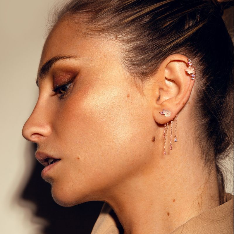 boucles d'oreilles pendantes