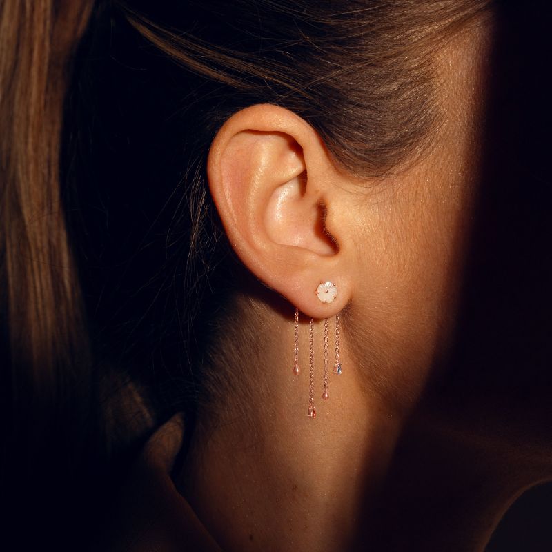 Boucles d'oreilles Aenor - Or Rose