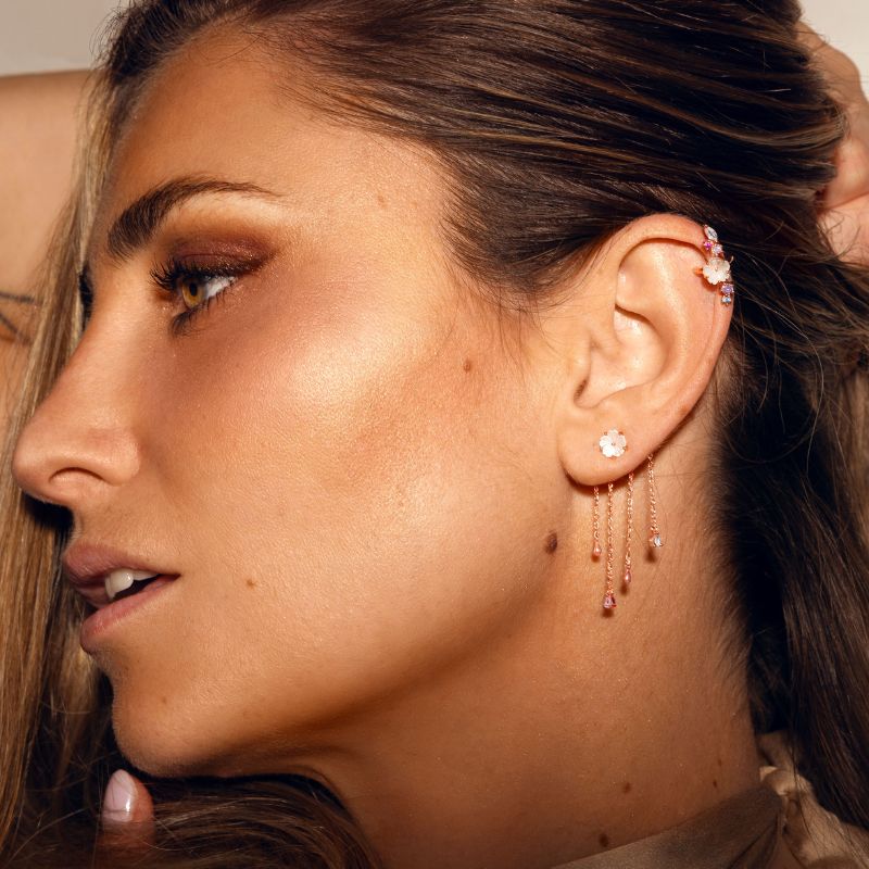 Boucles d'oreilles Aenor - Or Rose