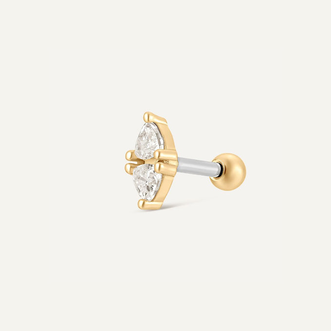 Piercing Ella - vita stenar
