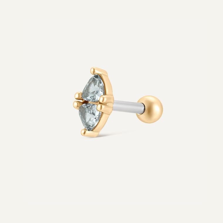 Piercing or sans risque d'allergie, pour hélix