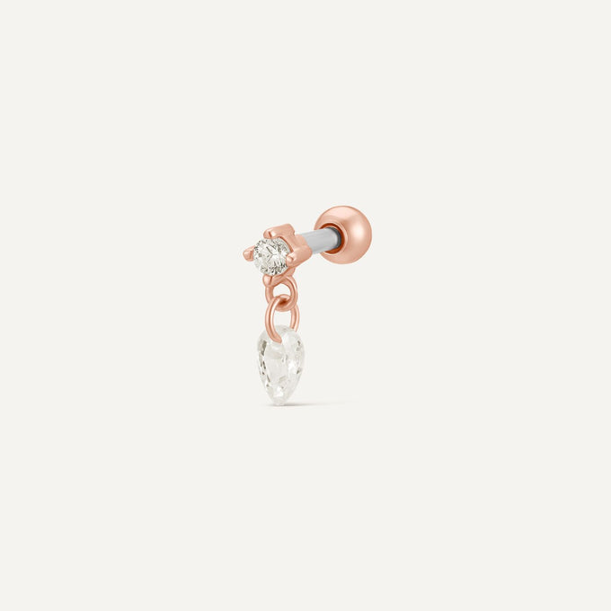Piercing helix or rose Tigris, Les Joyaux d'Auré