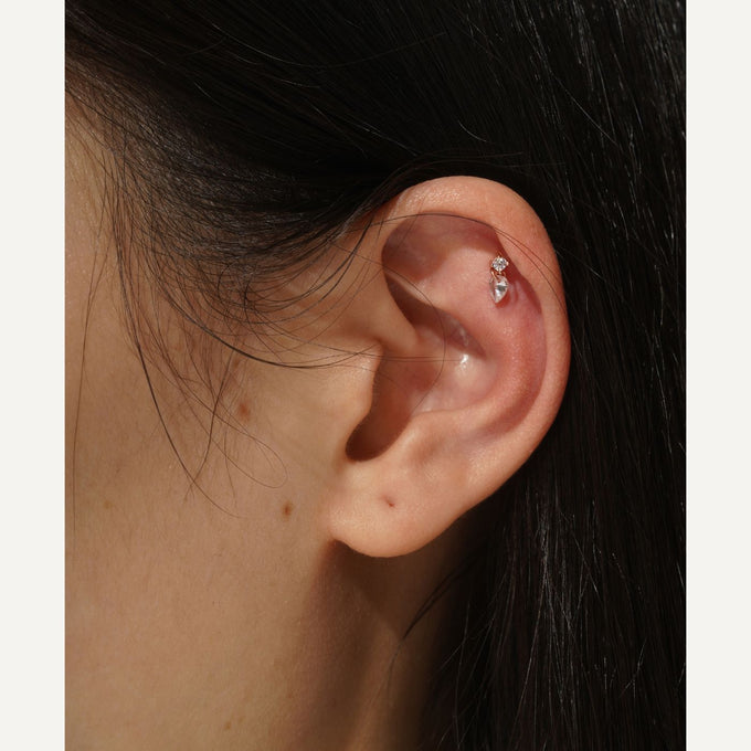 Piercing helix or rose Tigris, Les Joyaux d'Auré