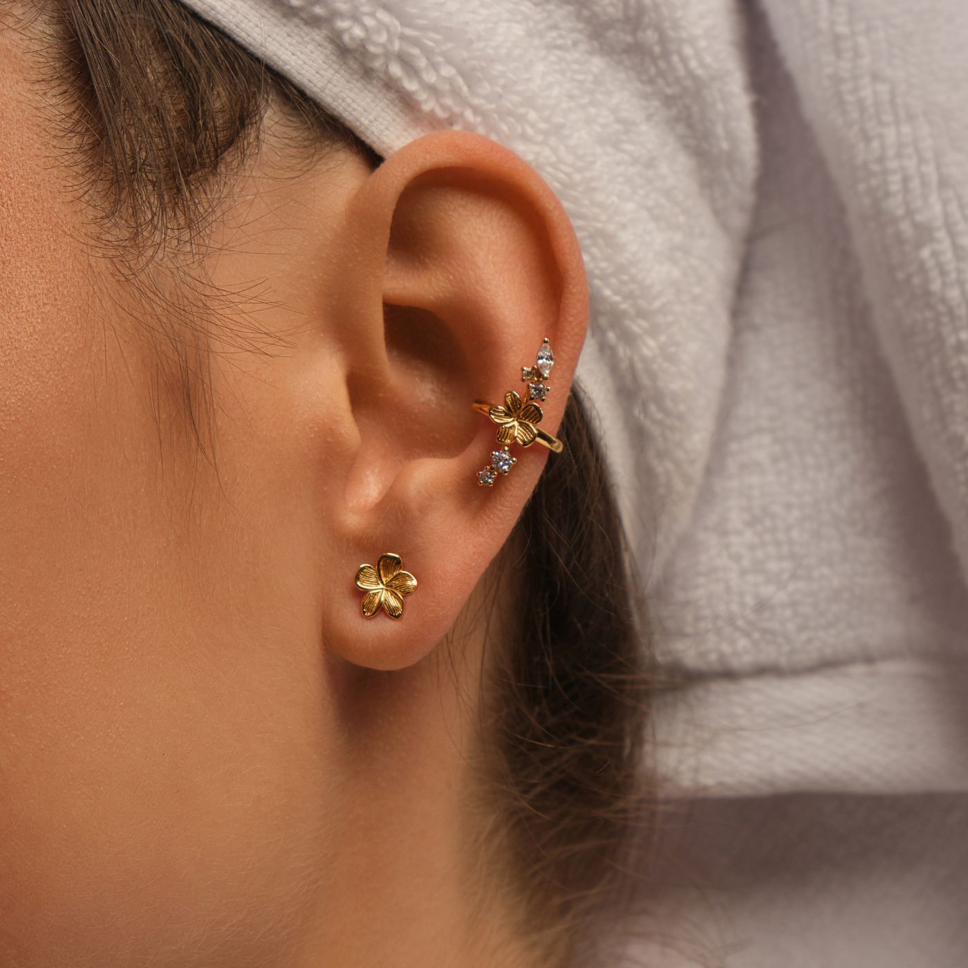 Boucle d'oreille Marguerite