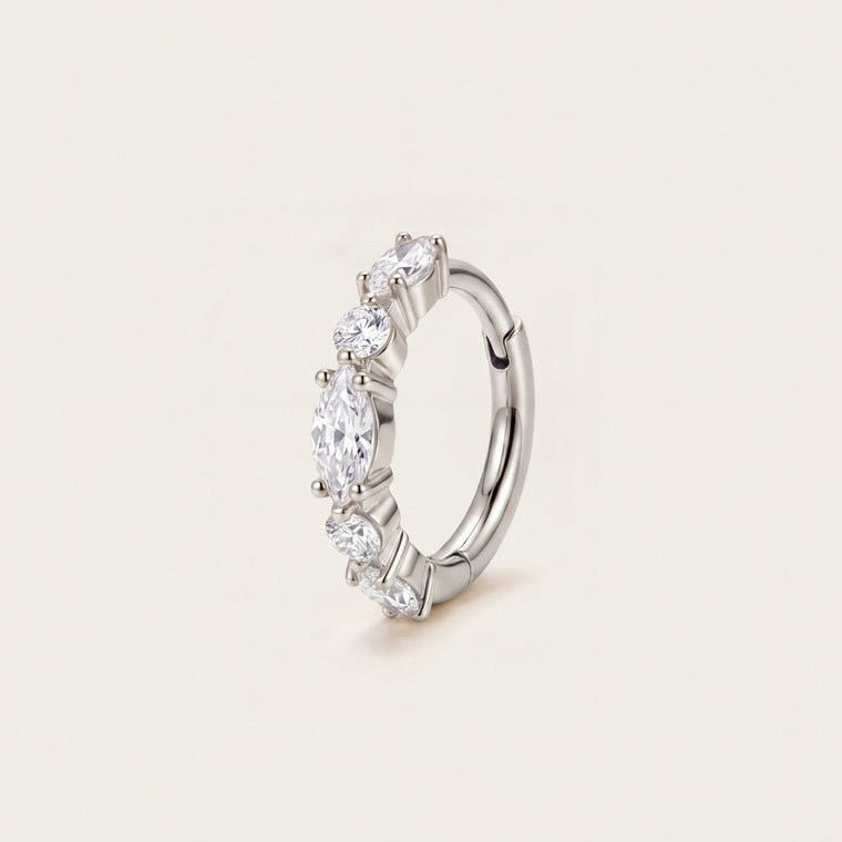 Anneau Prisme 6 mm en argent, Les Joyaux d'Auré