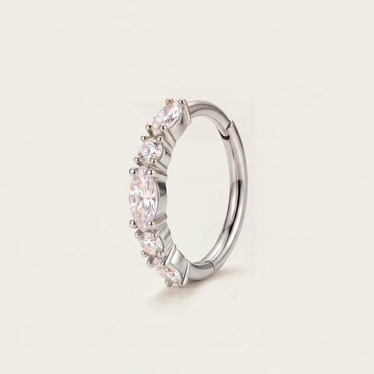 Anneau Prisme 8 mm en argent, Les Joyaux d'Auré