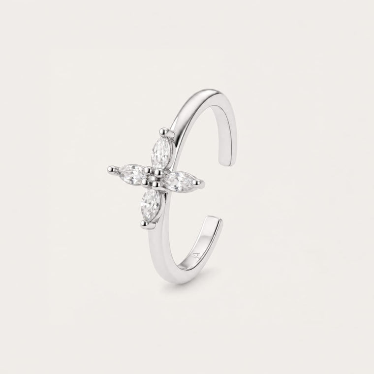 Bague Néro - or blanc