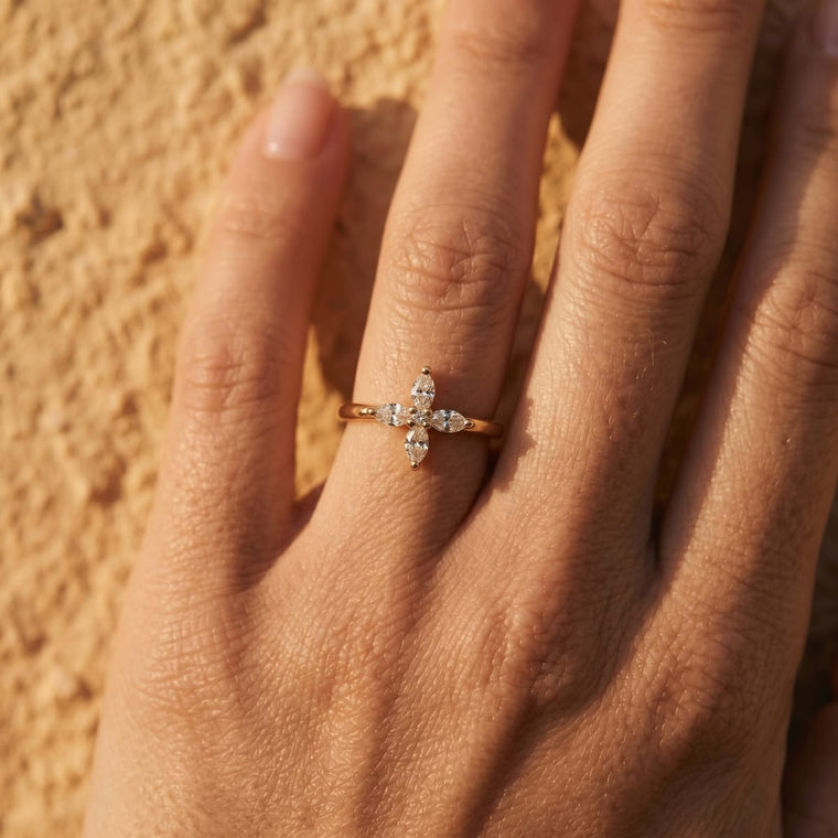 Bague Néro - or jaune