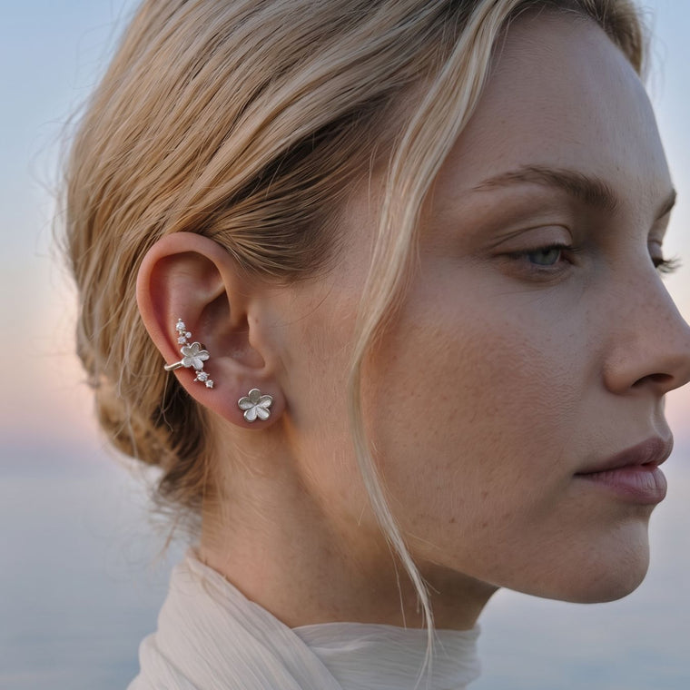 Boucle d'oreille Marguerite