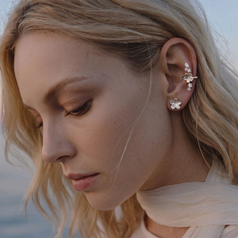 Boucle d'oreille Marguerite