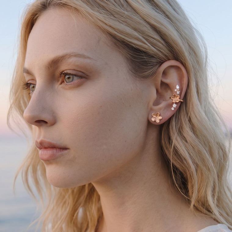 Boucle d'oreille Marguerite