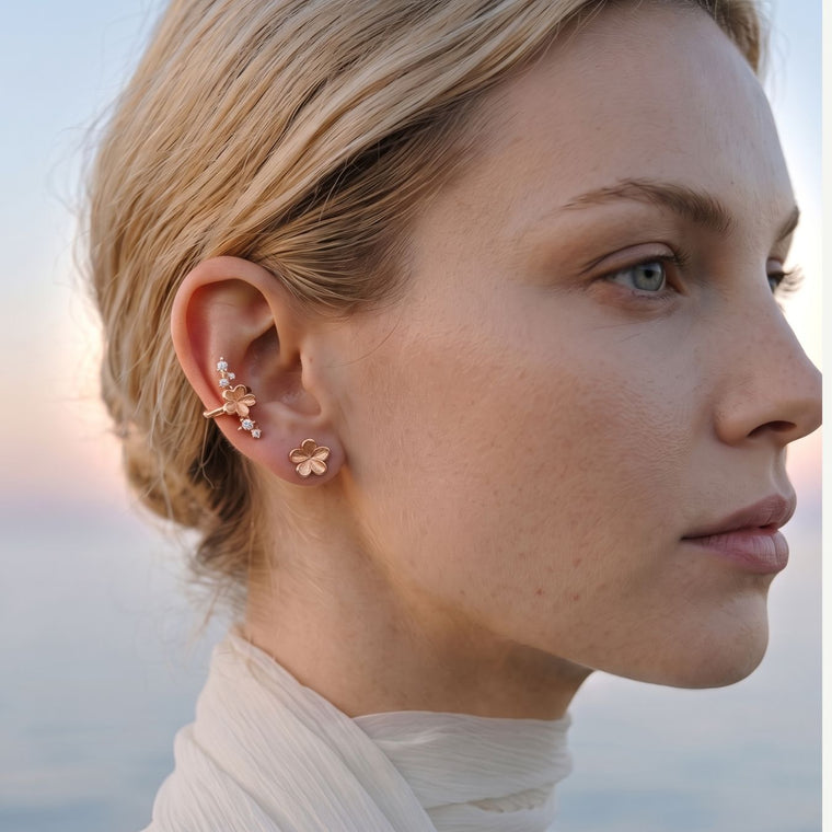 Boucle d'oreille Marguerite
