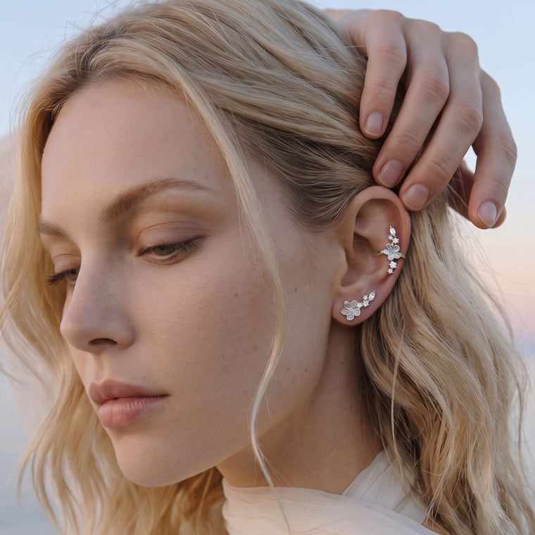 Ear Cuff Blume Eléanor