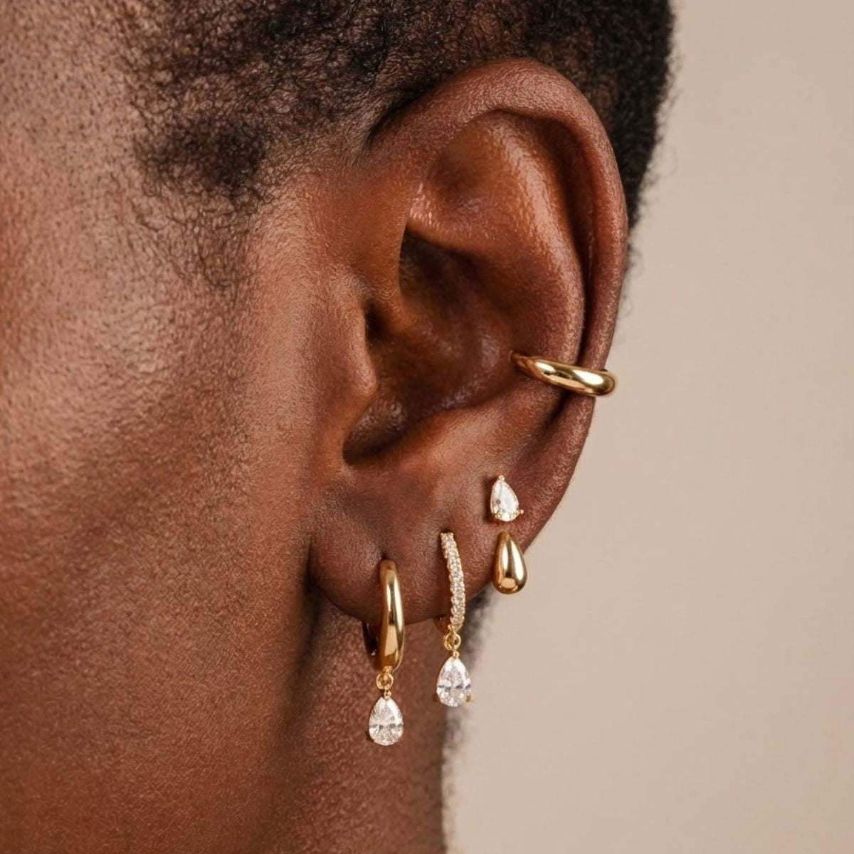 Boucle d'oreille Or Siwa