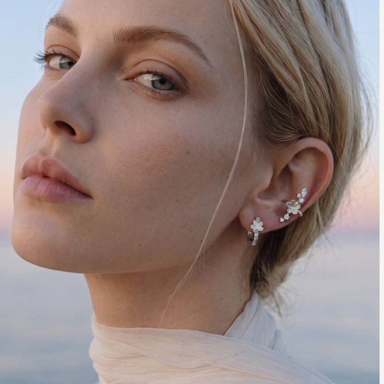 Ear Cuff Blume Eléanor