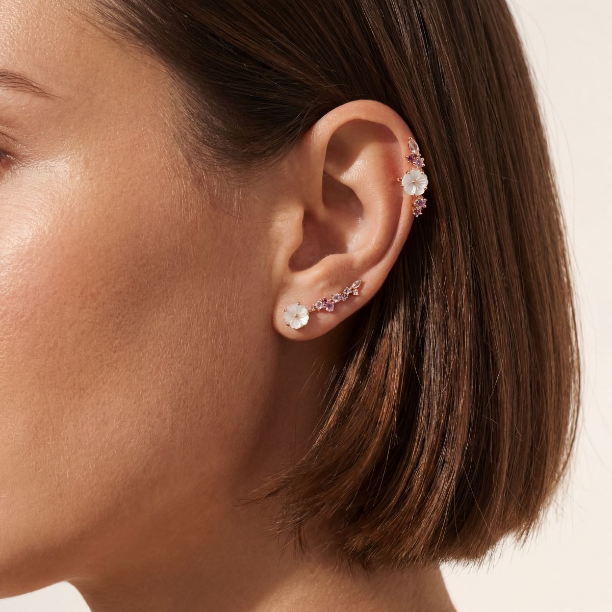 Boucles d'oreilles grimpantes Maëline