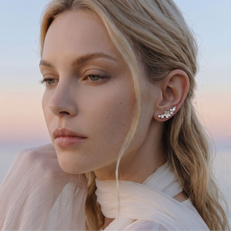 Boucles d'oreilles grimpantes Jeanne