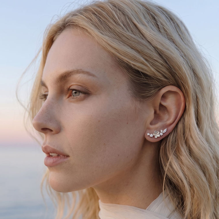 Boucles d'oreilles grimpantes Jeanne