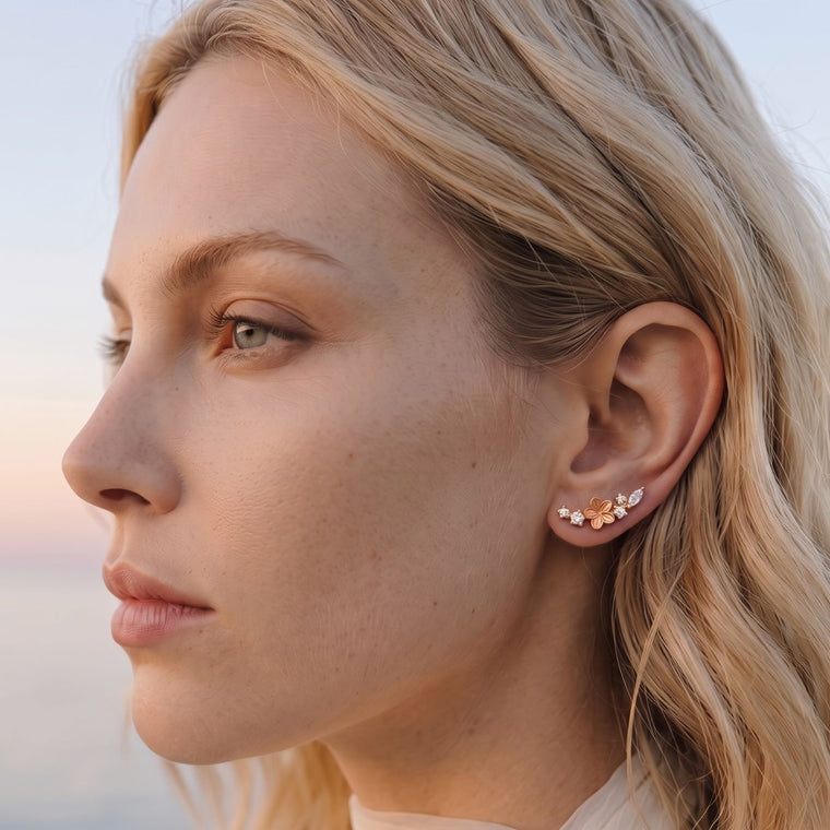 Boucles d'oreilles grimpantes Jeanne