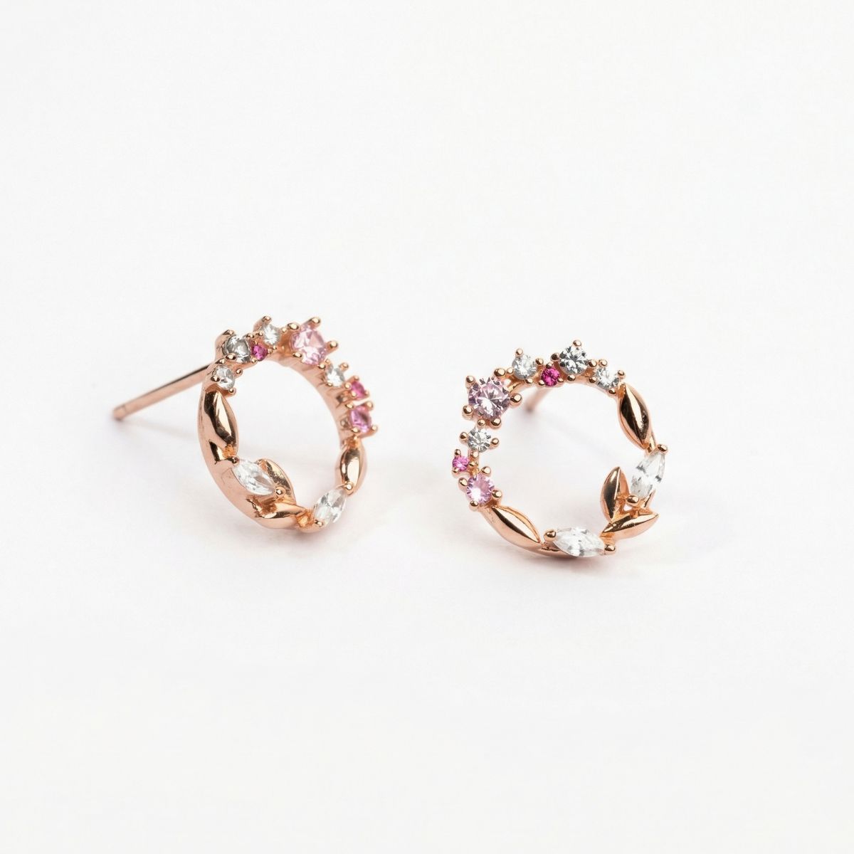 Boucles d'oreilles Juliette - Or Rose