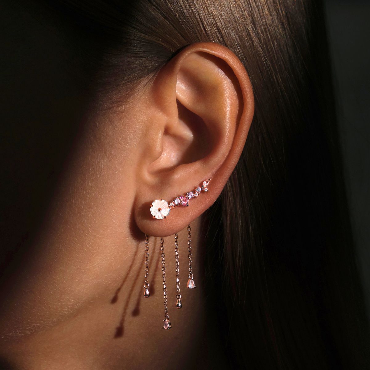 Boucles d'oreilles grimpantes Maëline