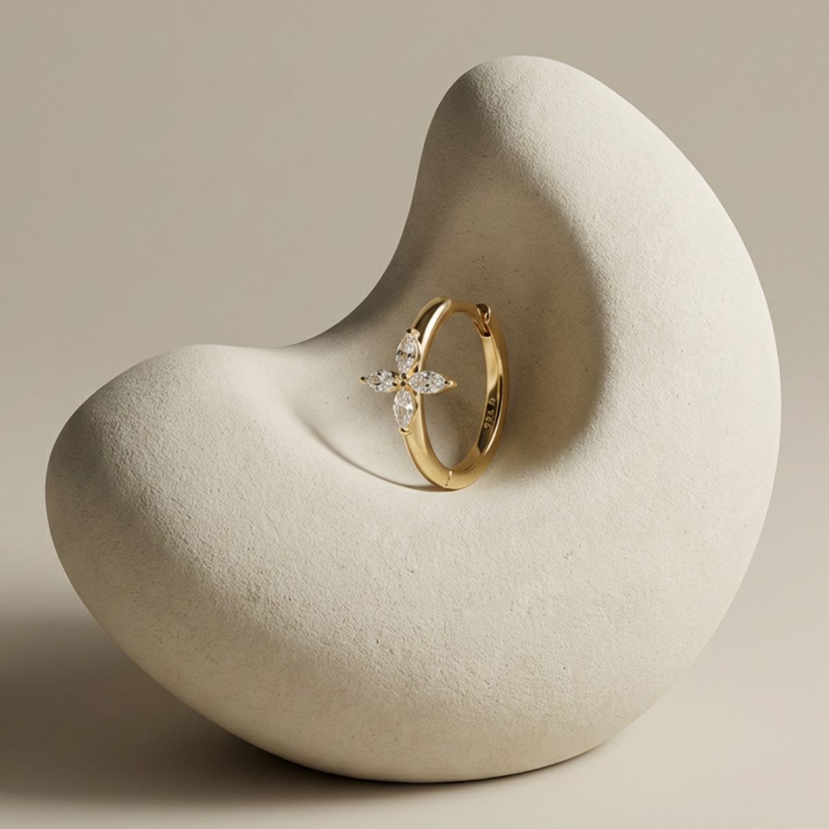 Boucle d'oreille Nero