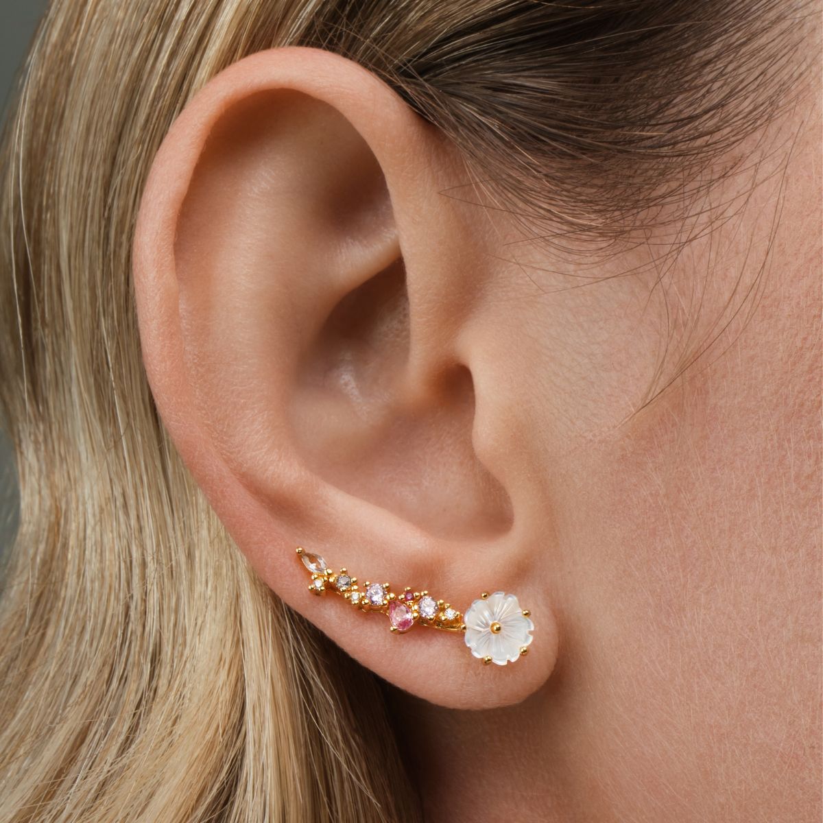 Boucles d'oreilles grimpantes Maëline