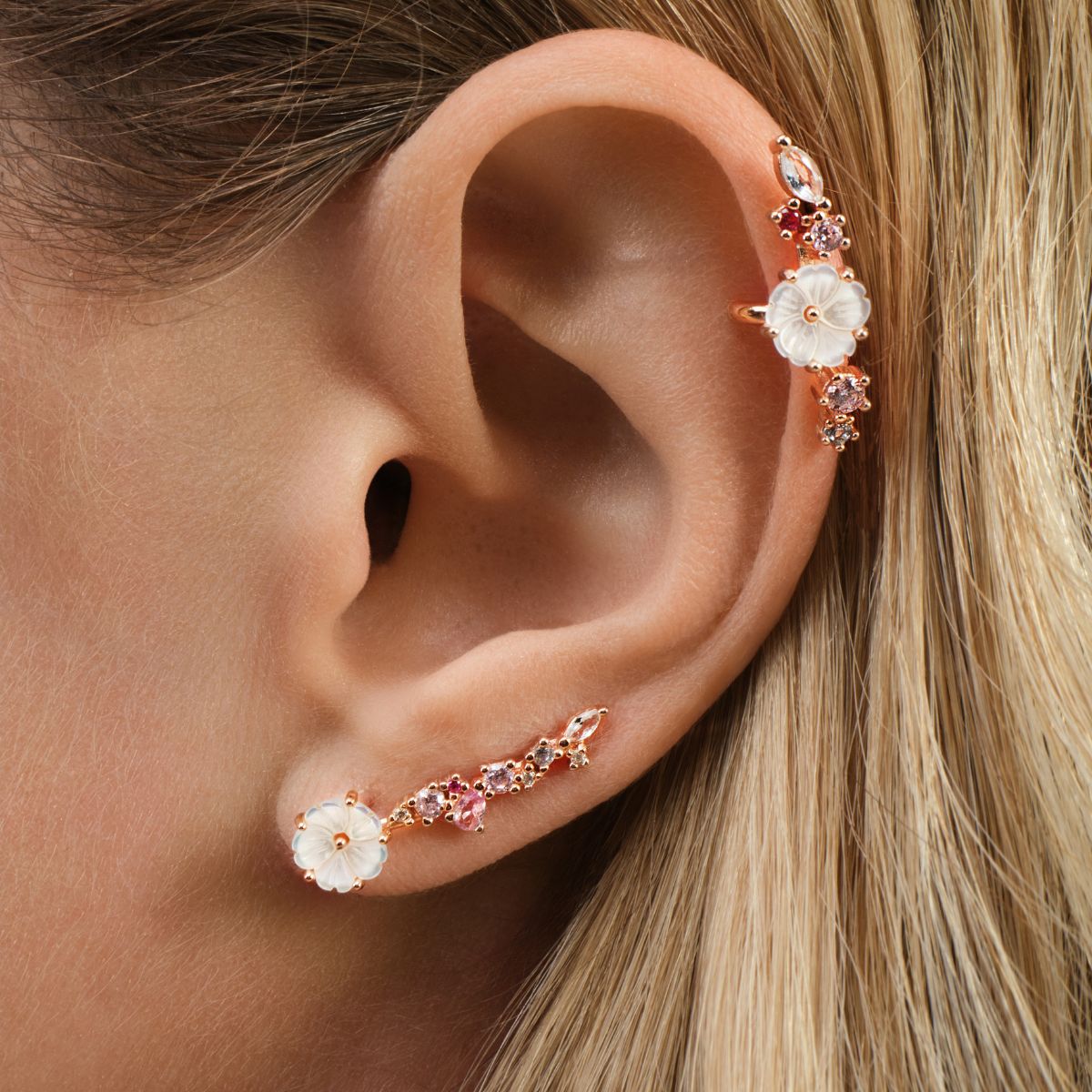 Boucles d'oreilles grimpantes Maëline