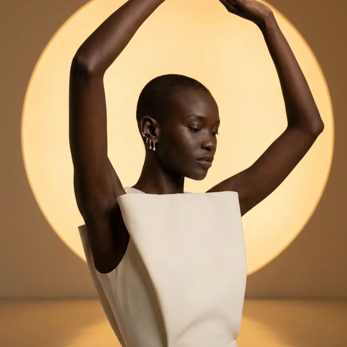 Boucle d'oreille Or Arlo