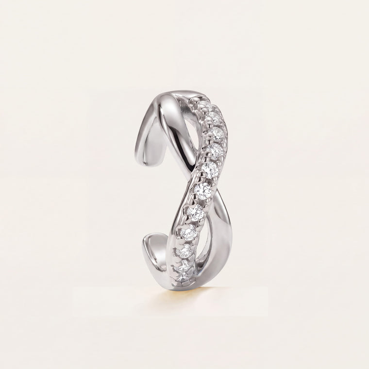 Ear cuff Ecume en argent, Les Joyaux d'Auré