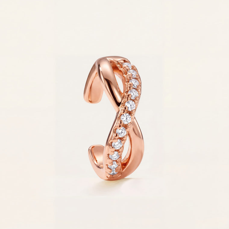 Ear cuff Ecume en or rose, Les Joyaux d'Auré
