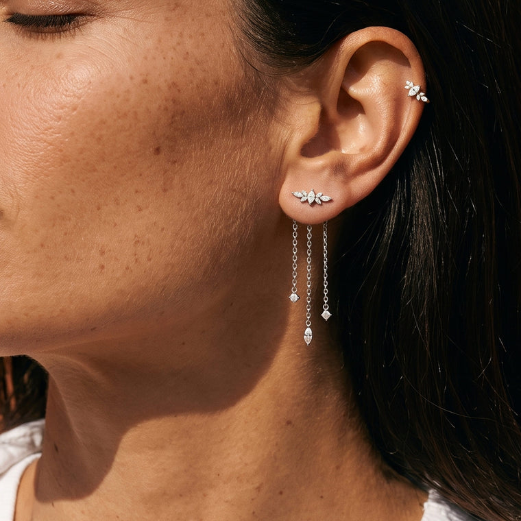 Nuée Svéa en argent portée, Les Joyaux d'Auré