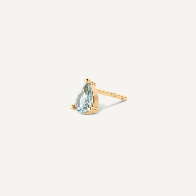 Boucle d'oreille Ondine - Or Jaune, Les Joyaux d'Auré