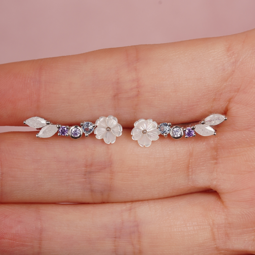 Alia climbing earrings
