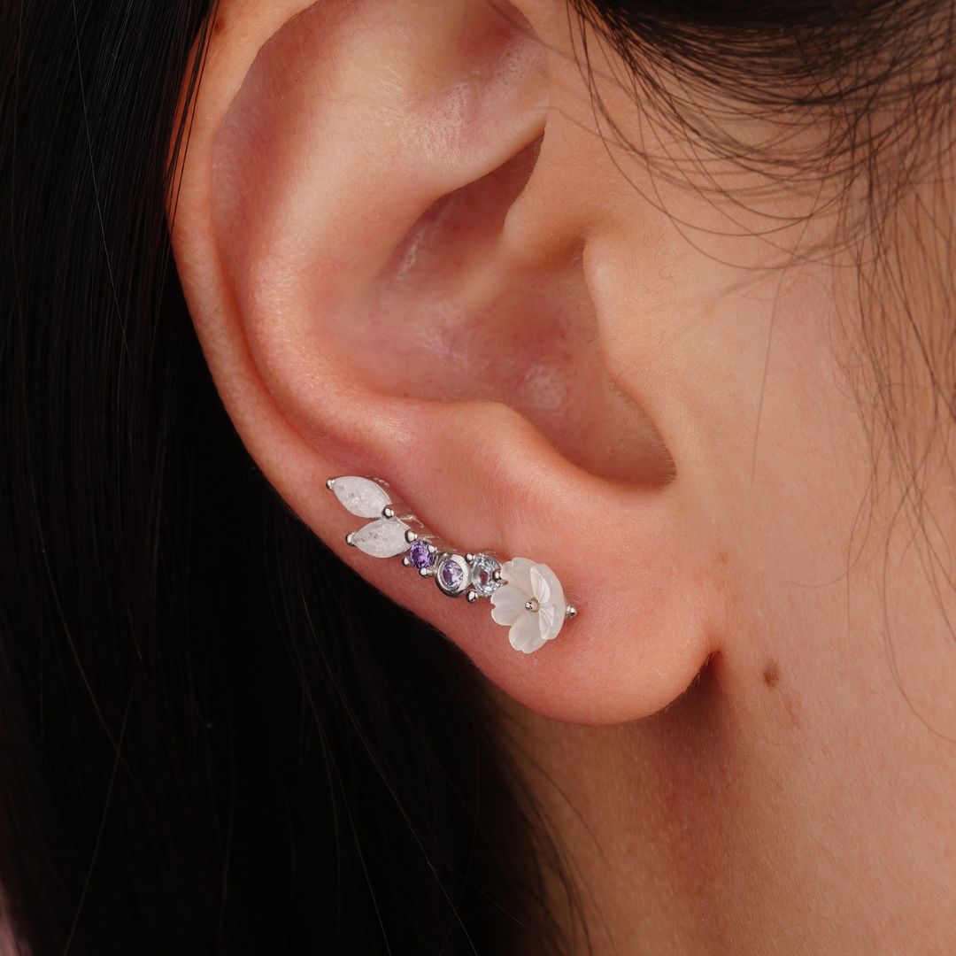 Alia climbing earrings