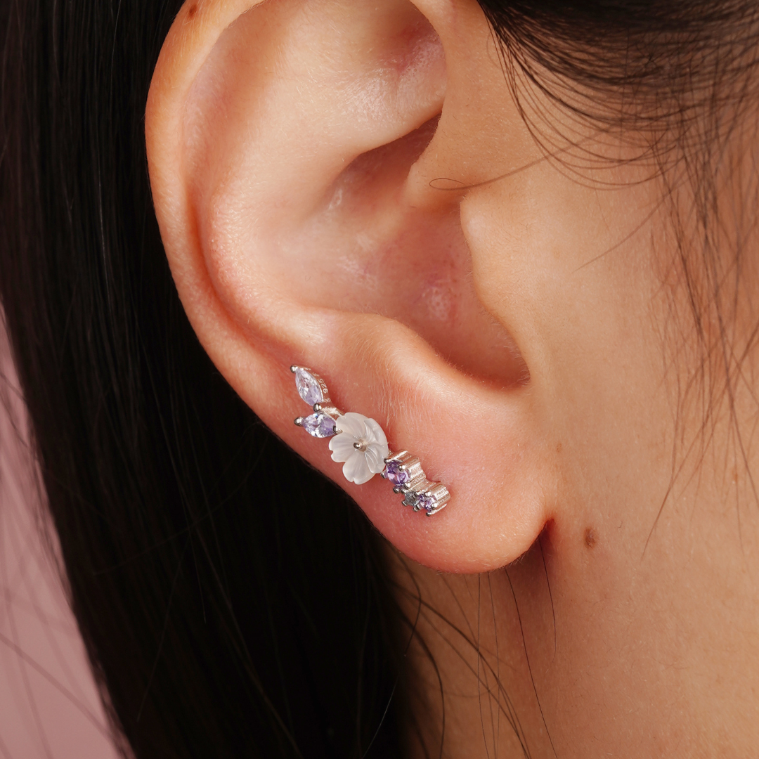 Boucles d'oreilles grimpantes Calie