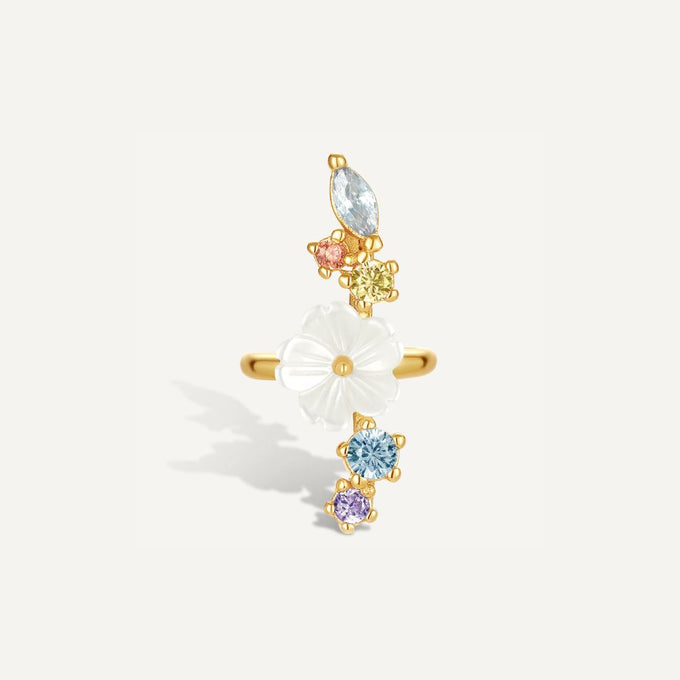 Ear Cuff fleur Éléna, Les Joyaux d'Auré